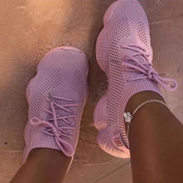 Women's Sneakers Mesh Flats Shoes