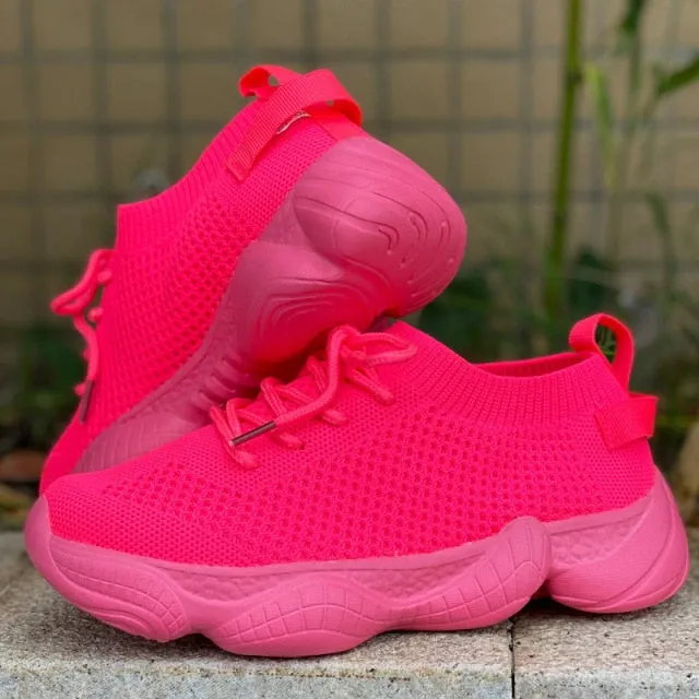 Women's Sneakers Mesh Flats Shoes