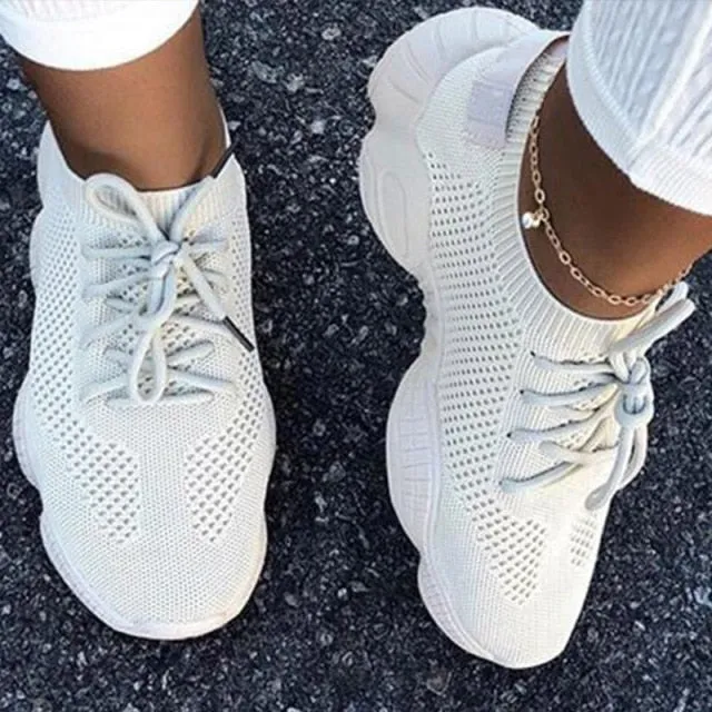 Women's Sneakers Mesh Flats Shoes