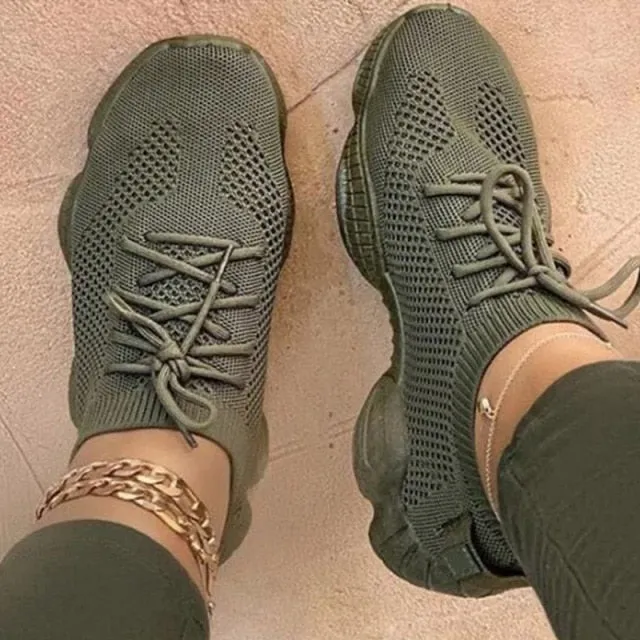 Women's Sneakers Mesh Flats Shoes